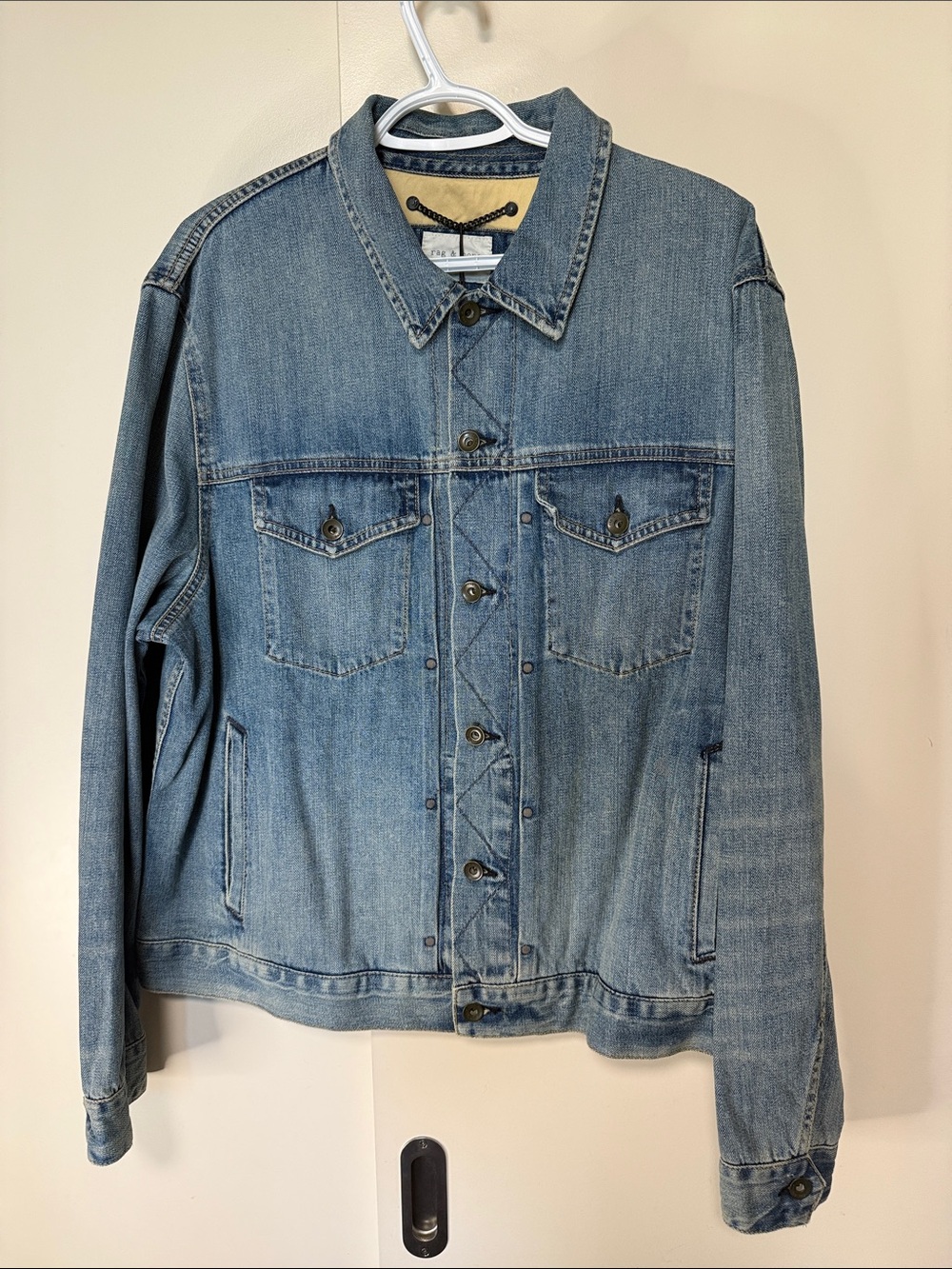 rag & bone Light Blue Denim Jacket